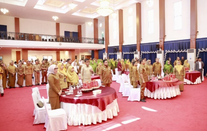 Perkuat Gizi Generasi Emas, Bupati Barru Hadiri Pelepasan Bantuan Susu PT Nestle