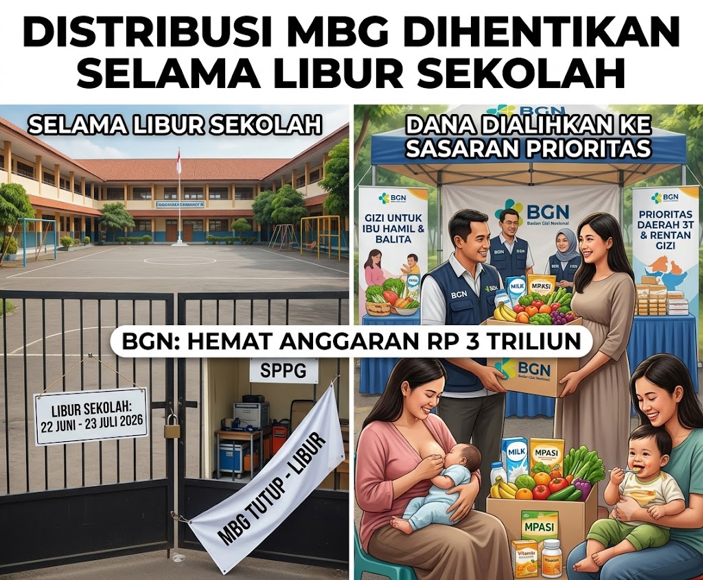 BGN Lakukan Penyesuaian Program MBG Selama Libur Sekolah, Anggaran Rp 3 Triliun Berhasil Dialihkan untuk Sasaran Prioritas