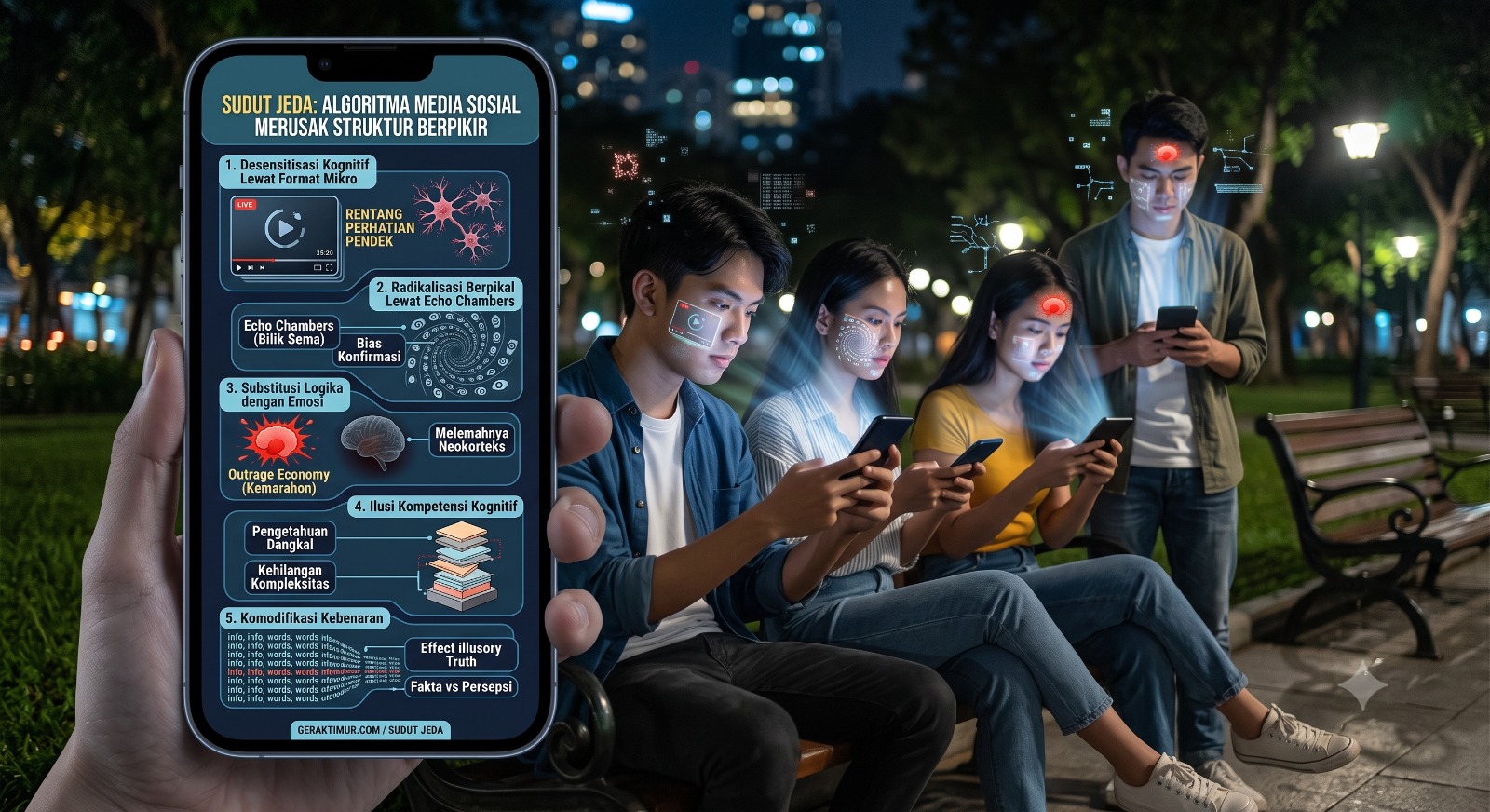 Dampak psikologis jangka panjang algoritma pada perkembangan otak Gen Z