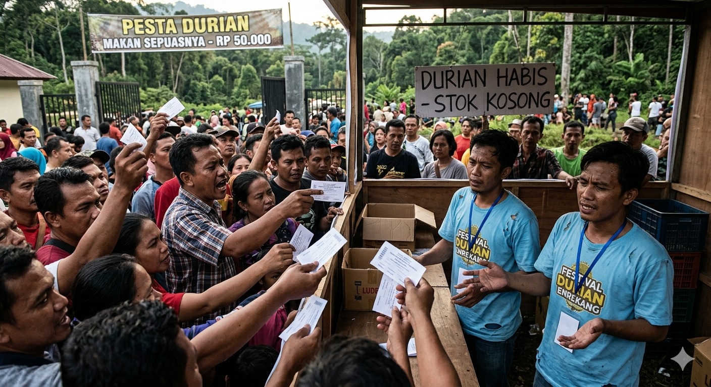 Ribuan Pemburu Durian di Enrekang Malah "Makan" Kekecewaan