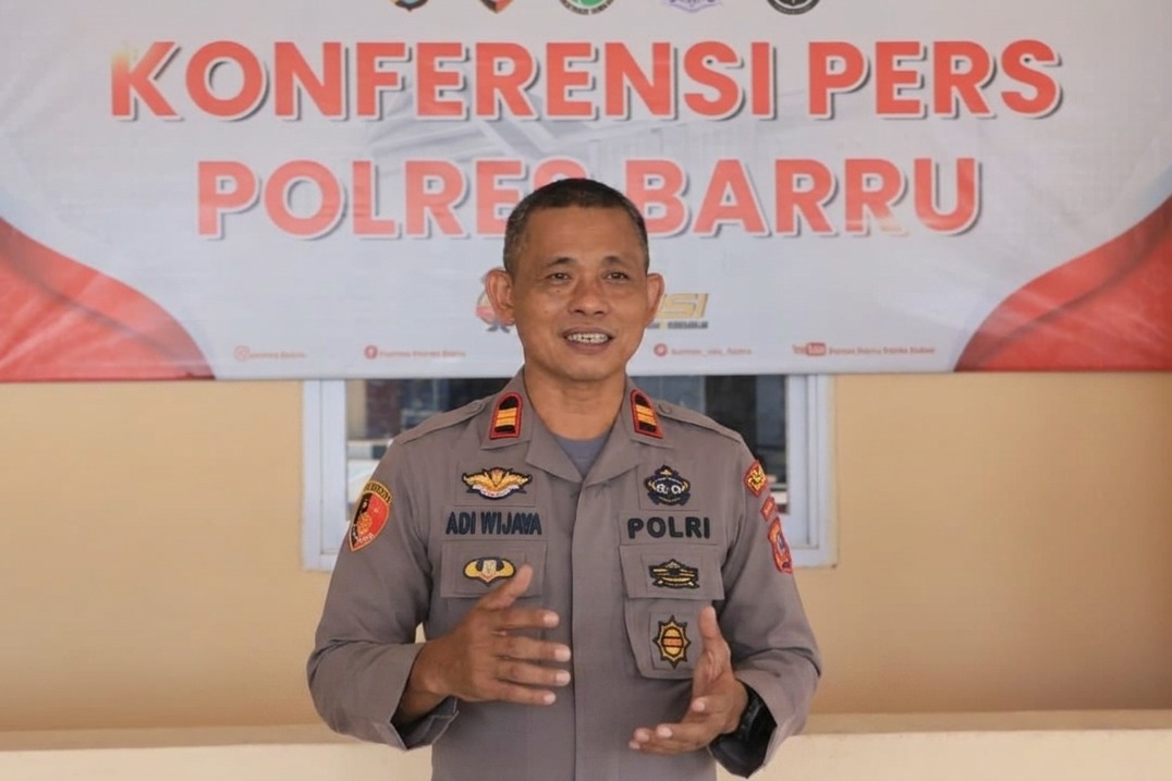 Polres Barru Bekuk Pencuri Rp16 Juta Kurang dari 24 Jam