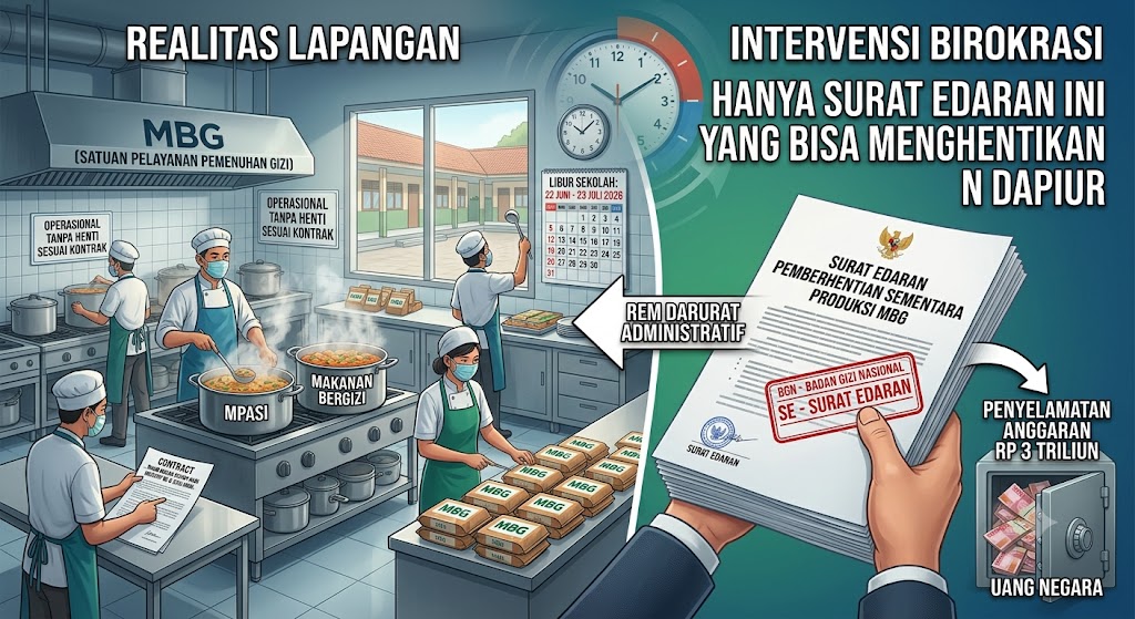 Ketika Dapur Berhenti Produksi Adalah Sebuah Pelanggaran Maka Surat Edaran Pemberhentian Sementara Adalah Jawaban