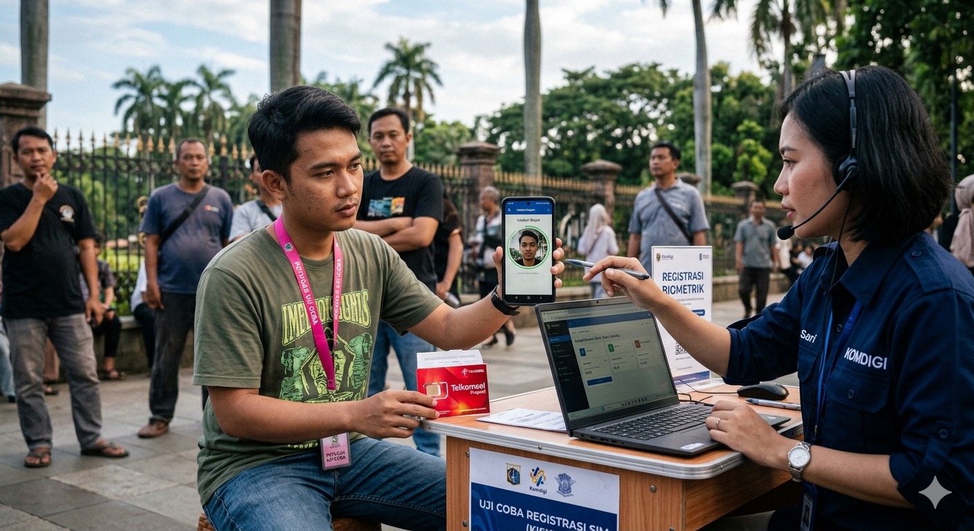 Resmi Berlaku Hari Ini! Registrasi Kartu SIM Wajib Scan Wajah, Amankan NIK atau Menyusahkan?
