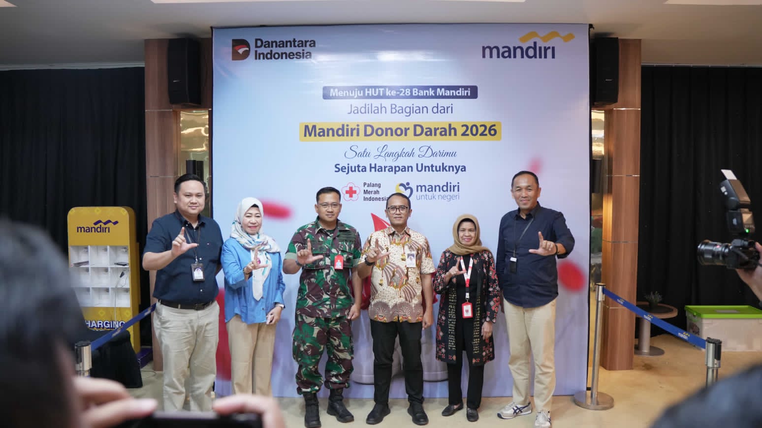 Antusiasme Pecah! Bank Mandiri Wilayah X Gelar Donor Darah Akbar Sambut HUT Ke-28