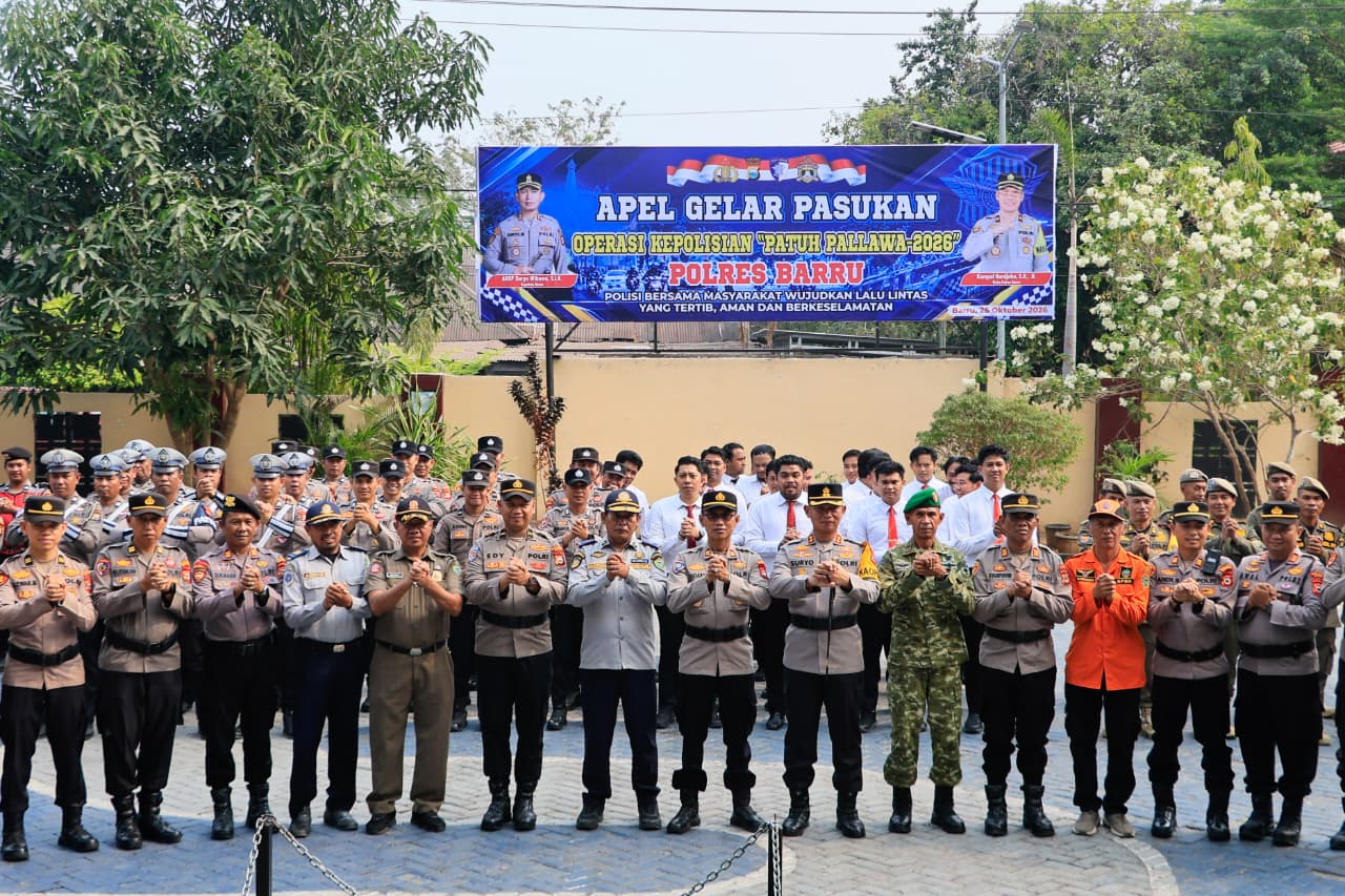 Operasi Patuh Pallawa 2026 Dimulai, 8 Pelanggaran Ini Jadi Target Utama Polisi di Barru