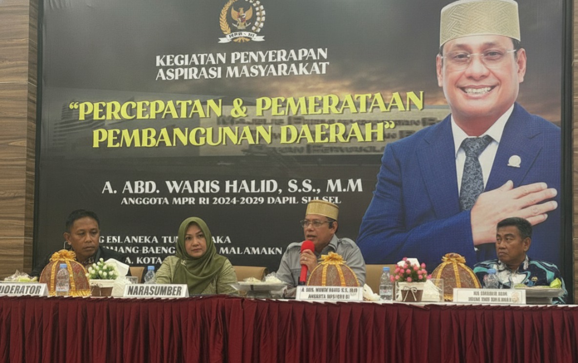 Serap Aspirasi Warga Makassar, Senator Andi Waris Halid Terima Keluhan Soal PSN Takalar hingga Program MBG