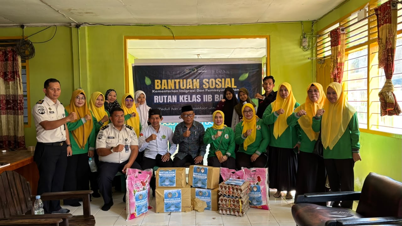 Aksi Sosial Rutan Barru di HUT RI ke-81, Sambangi Yayasan Attaufiq