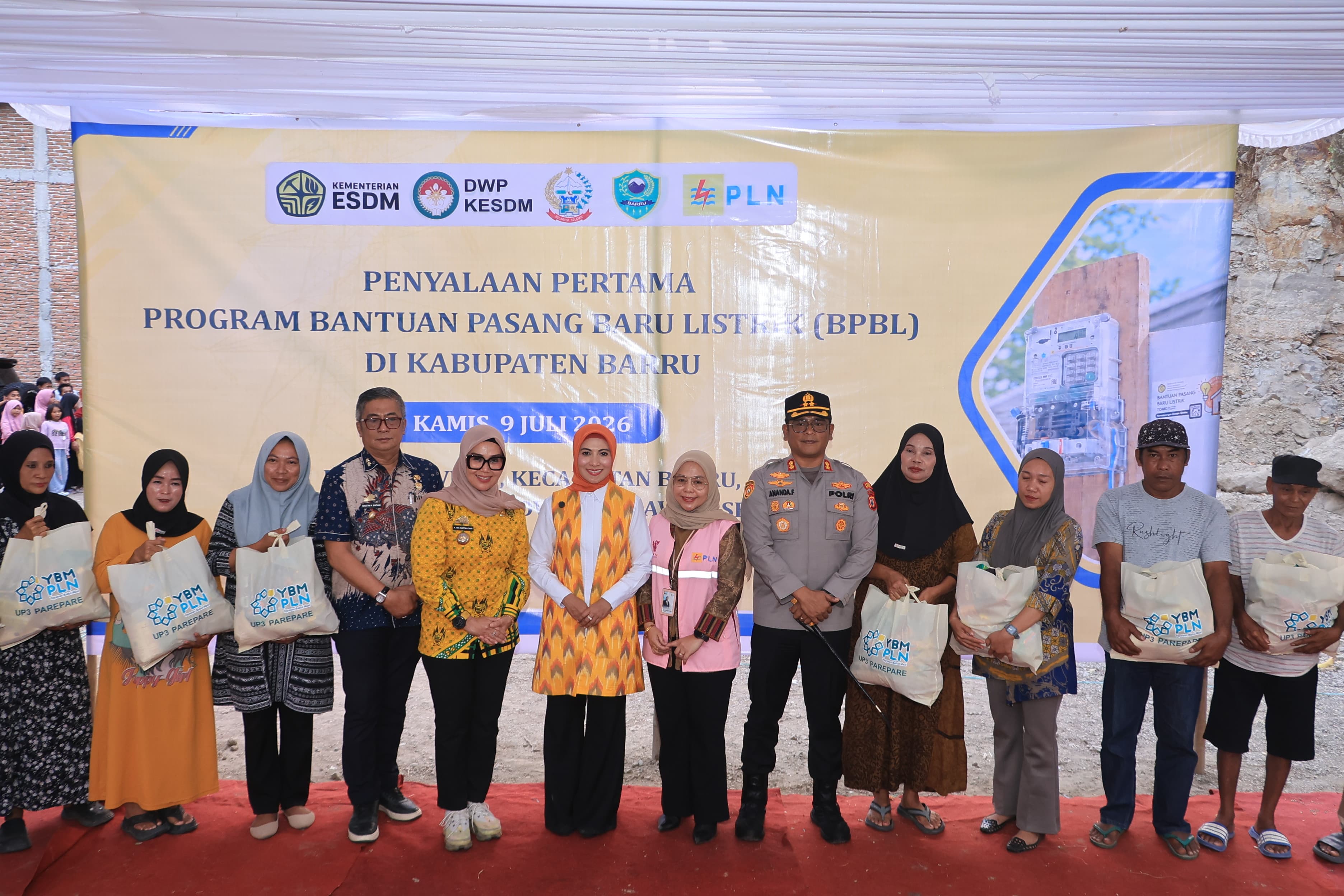 Kapolres Barru Pimpin Pengamanan Kunker Kementerian ESDM