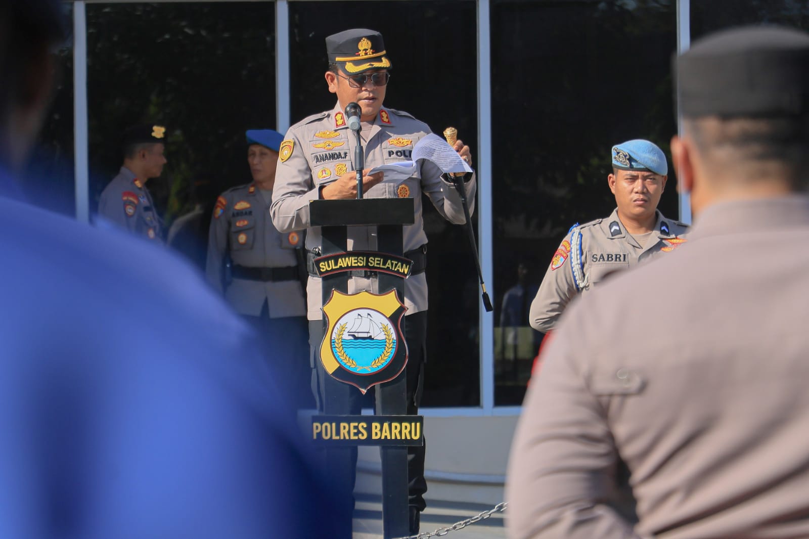 Cegah Karhutla, Kapolres Barru Ajak Warga Lapor Lewat Call Center 110