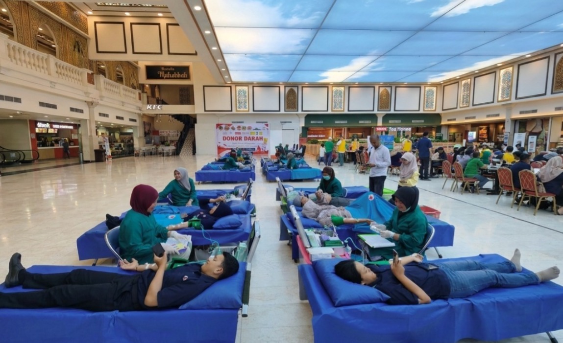 Sinergi Lions Club dan PMI Makassar Kumpulkan 207 Kantong Darah