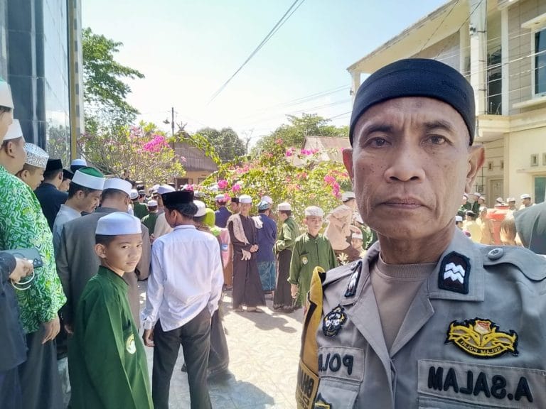 Pengamanan Ketat Polres Barru Sambut Ziarah UAS di  Mangkoso